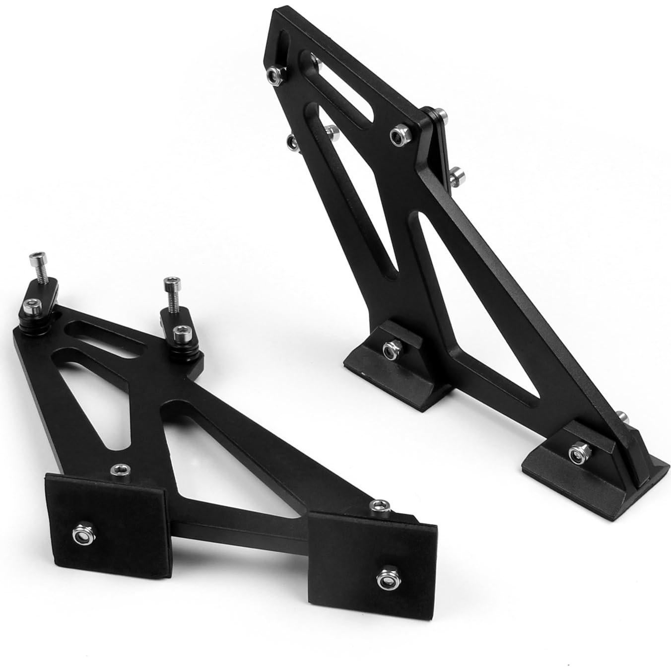 Alerón Trasero Ajustable Areyourshop 135CM Aluminio Negro