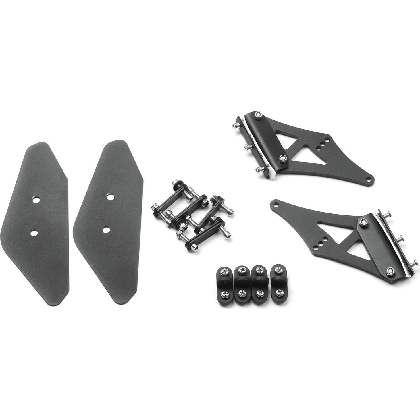 Alerón Trasero Ajustable Areyourshop 135CM Aluminio Negro