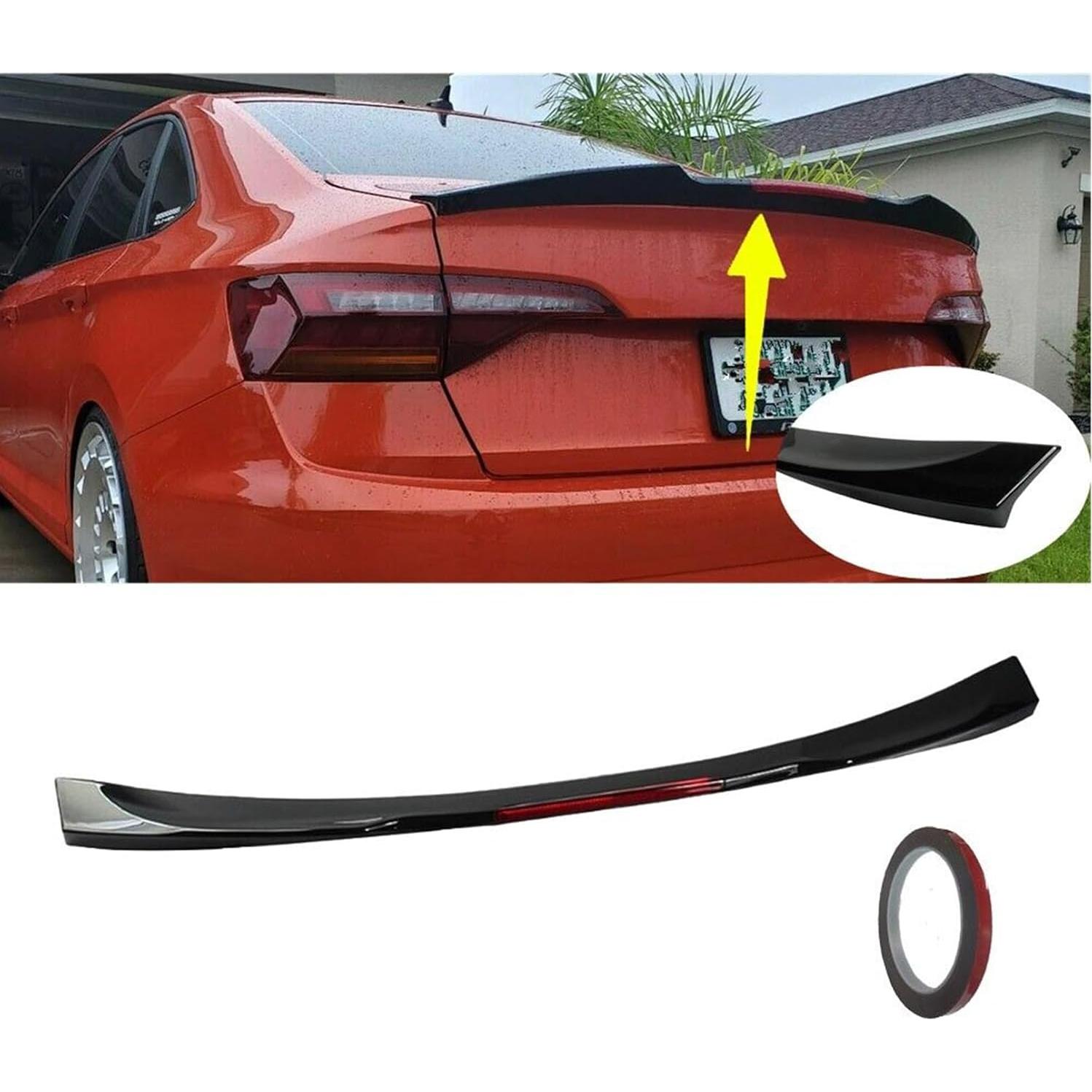 Alerón trasero estilo cuchilla MUTUSAISI para VW Jetta MK7 2019-2024