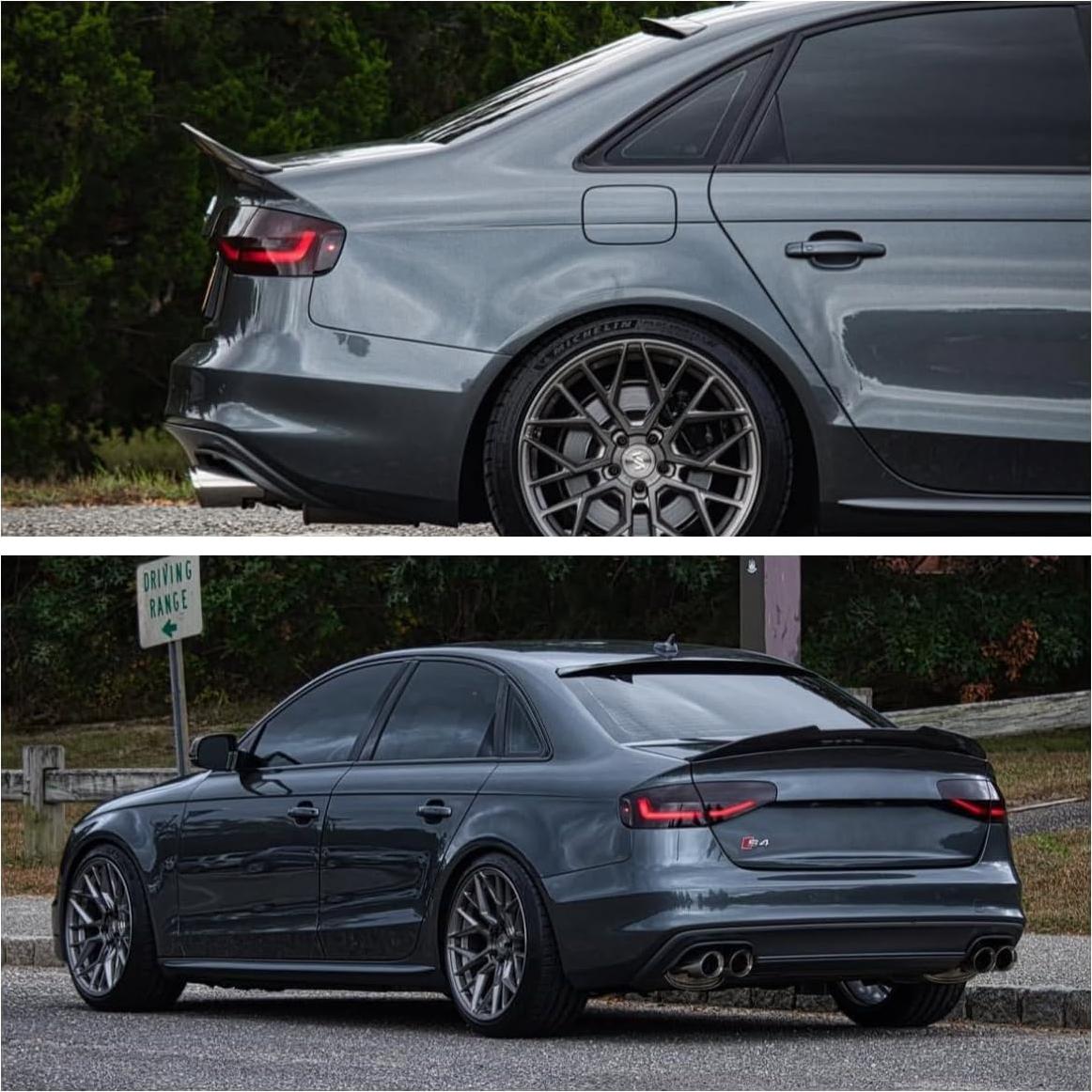 Spoiler Trasero Oasiland para Audi A4 B8.5 2013-2016 Negro