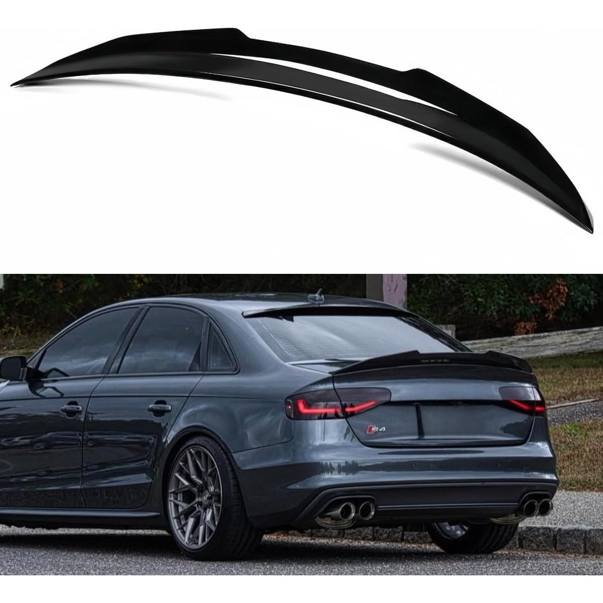 Spoiler Trasero Oasiland para Audi A4 B8.5 2013-2016 Negro