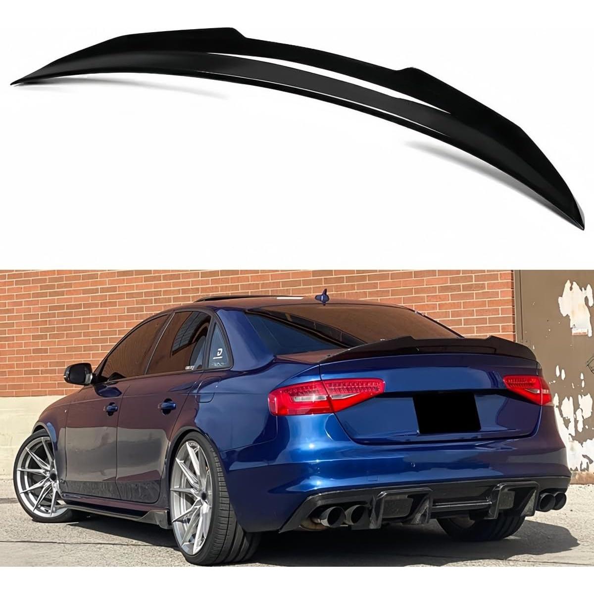 Spoiler Trasero Oasiland para Audi A4 B8.5 2013-2016 Negro