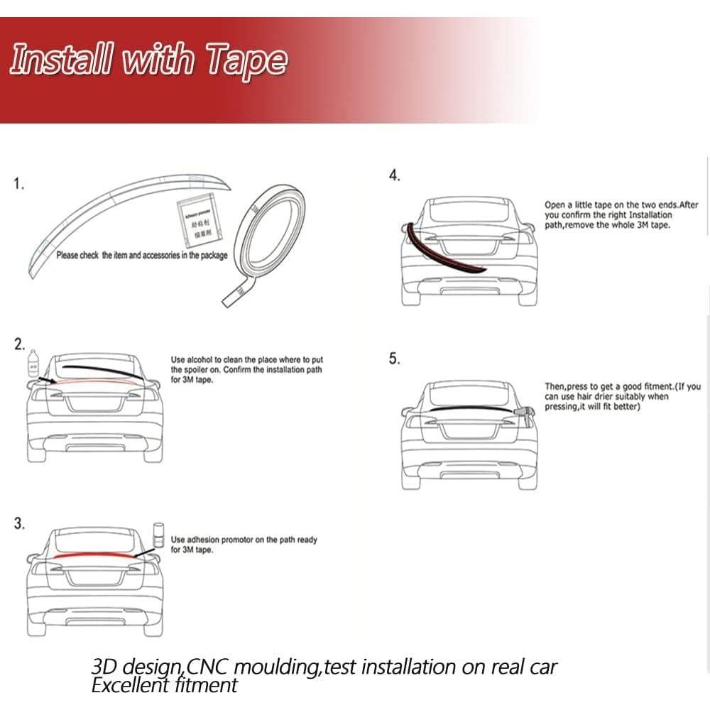 Spoiler Trasero Audi A5 S5 2017-2025 Alerón Duckbill FRP
