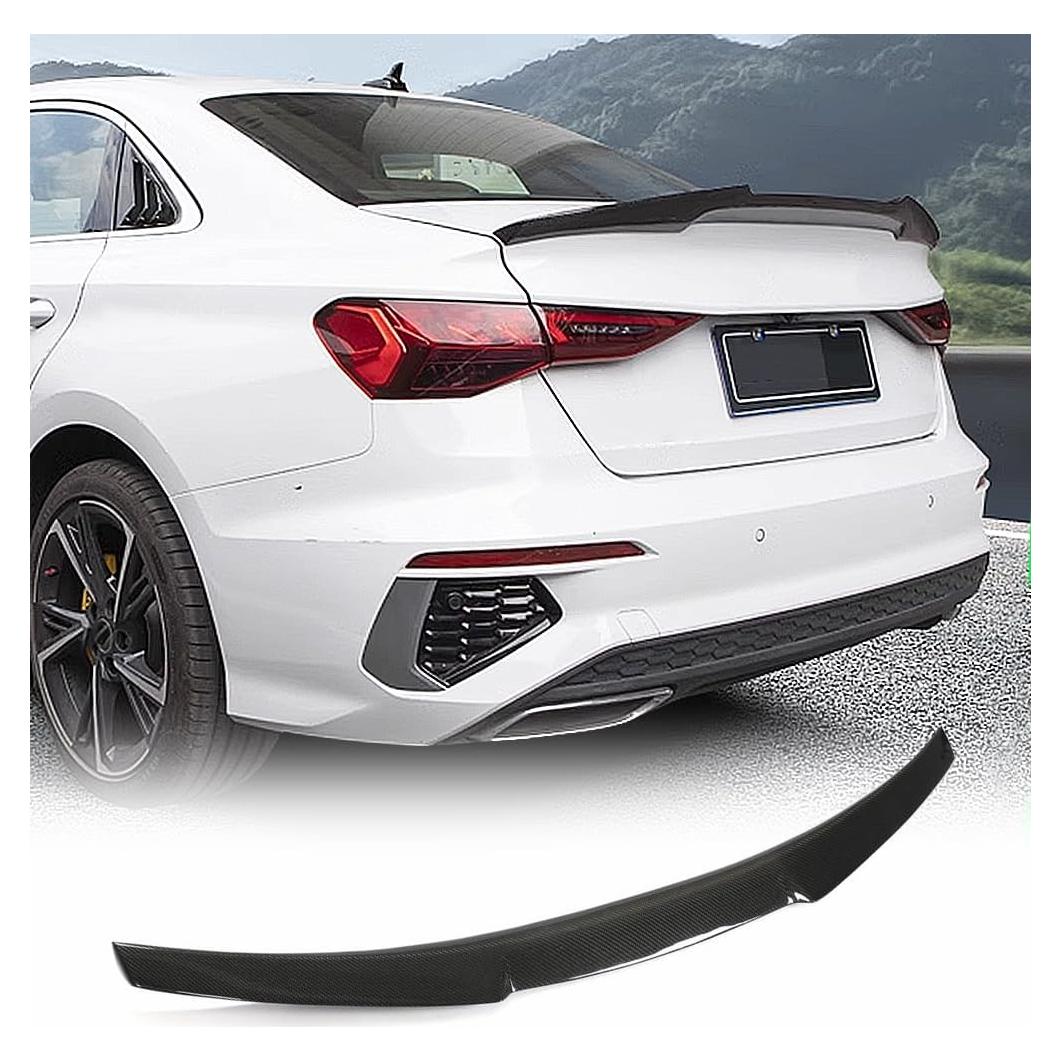 Spoiler de maletero fibra de carbono Audi A3 S3 RS3 2021-2025