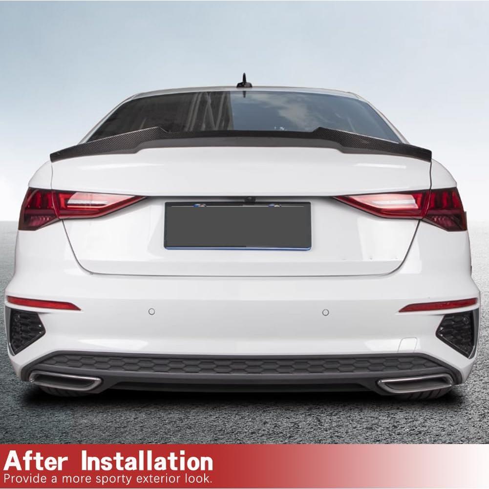 Spoiler de maletero fibra de carbono Audi A3 S3 RS3 2021-2025