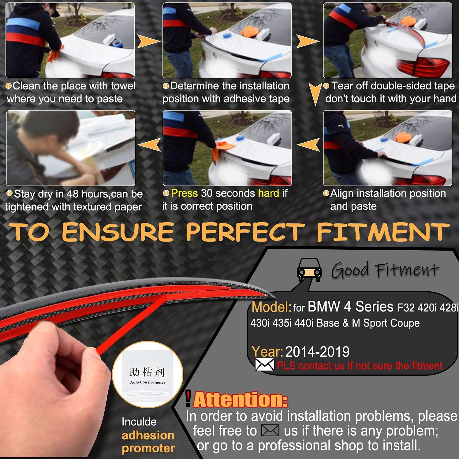 Spoiler de Maletero Fibra de Carbono MCARCAR para BMW F32 2014-2020