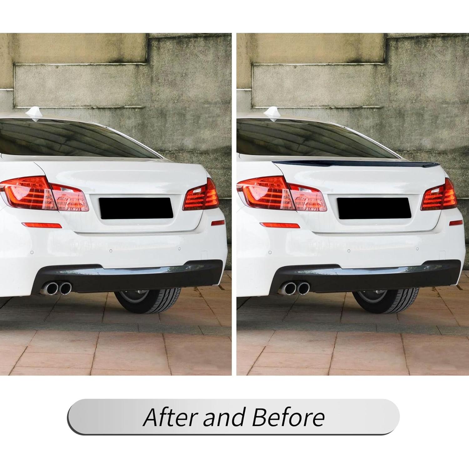 Alerón Trasero BDBO para BMW Serie 5 F10 2011-2016 Negro Brillante