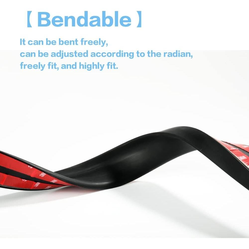 Kit Alerón Trasero Universal Banseko 149.86 cm Negro Mate