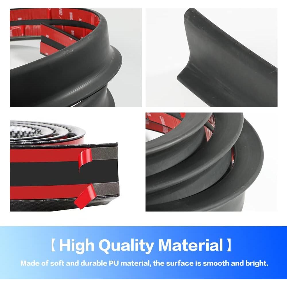 Kit Alerón Trasero Universal Banseko 149.86 cm Negro Mate