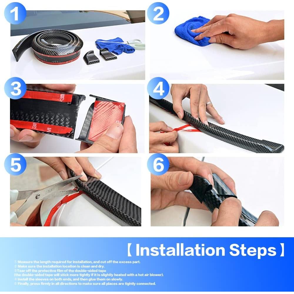 Kit Alerón Trasero Universal Banseko 149.86 cm Negro Mate