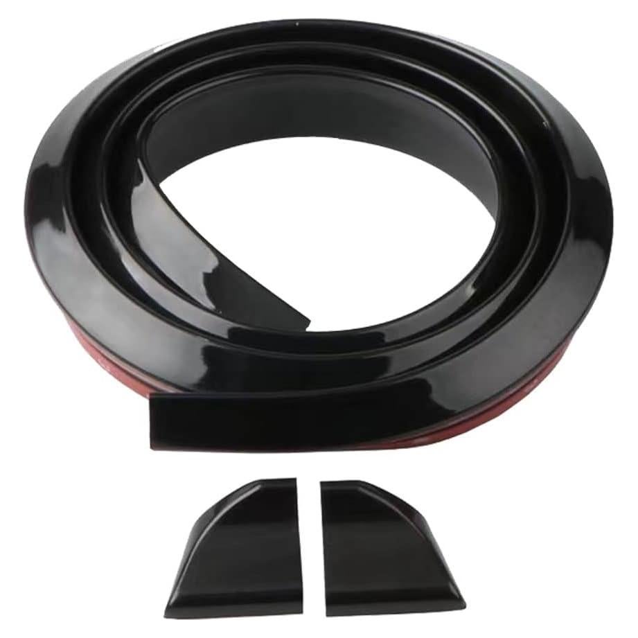 Spoiler Trasero Universal TuTuYa 1.5m Negro Brillante