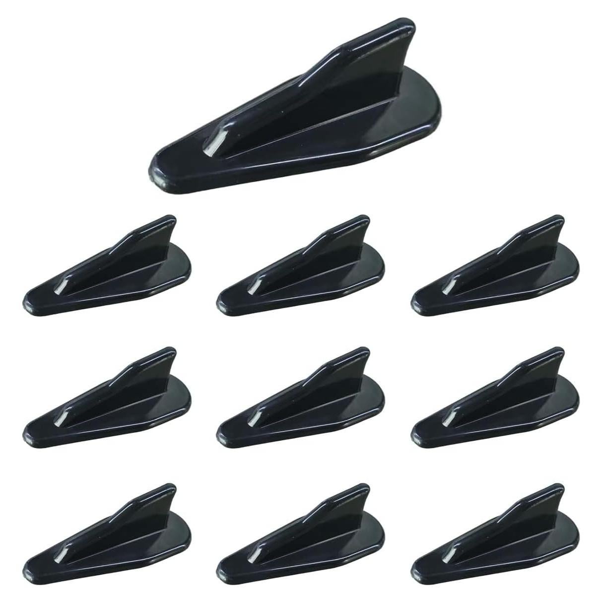 Kit de Spoiler Aleta de Tiburón LHDOS 10 Piezas Negro