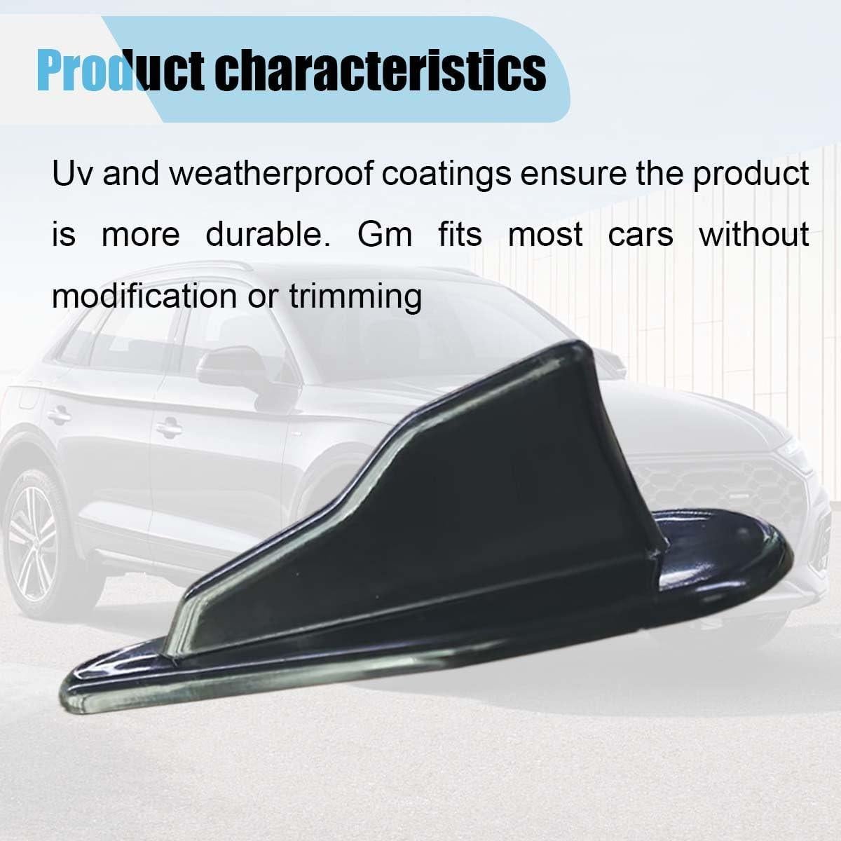 Kit de Spoiler Aleta de Tiburón LHDOS 10 Piezas Negro