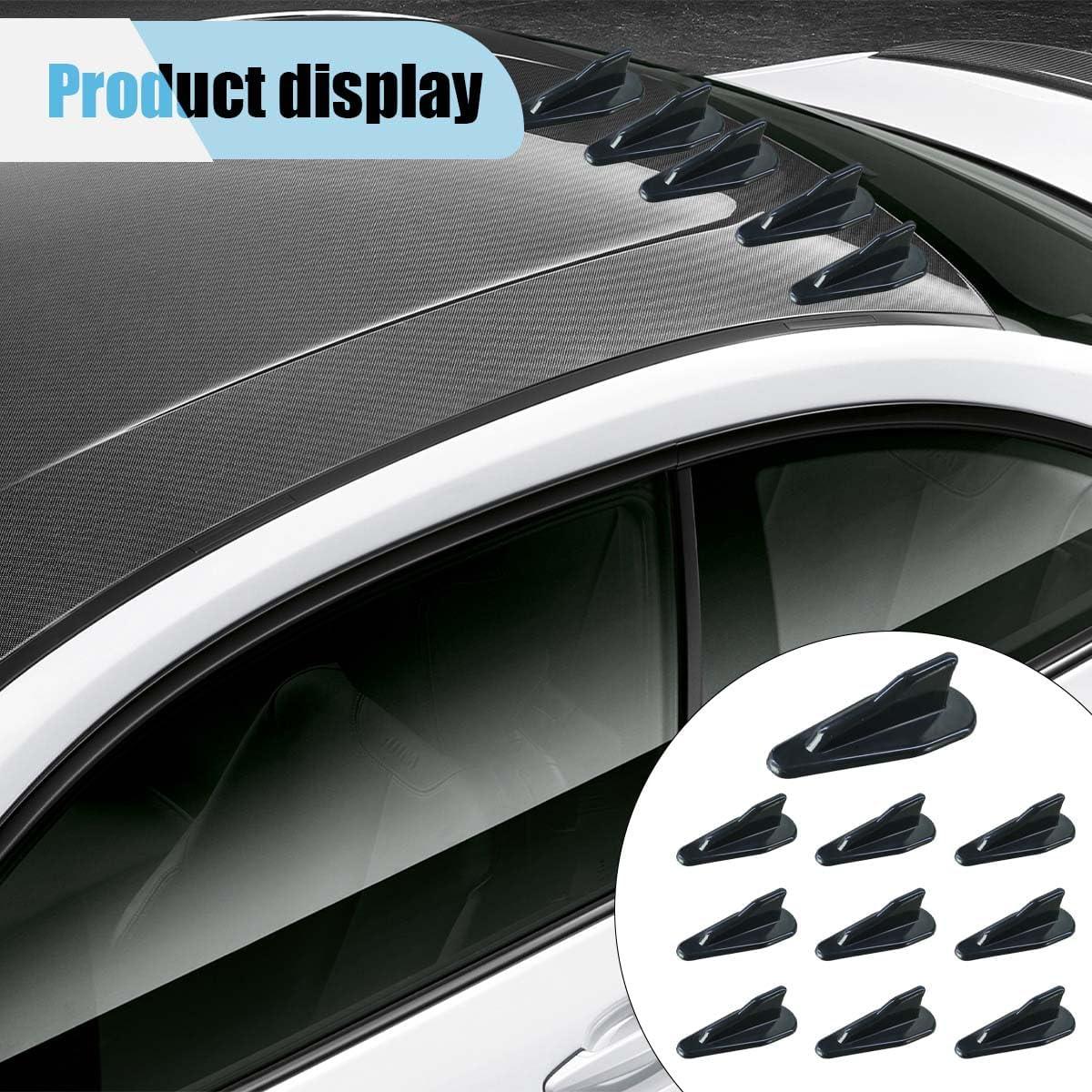 Kit de Spoiler Aleta de Tiburón LHDOS 10 Piezas Negro