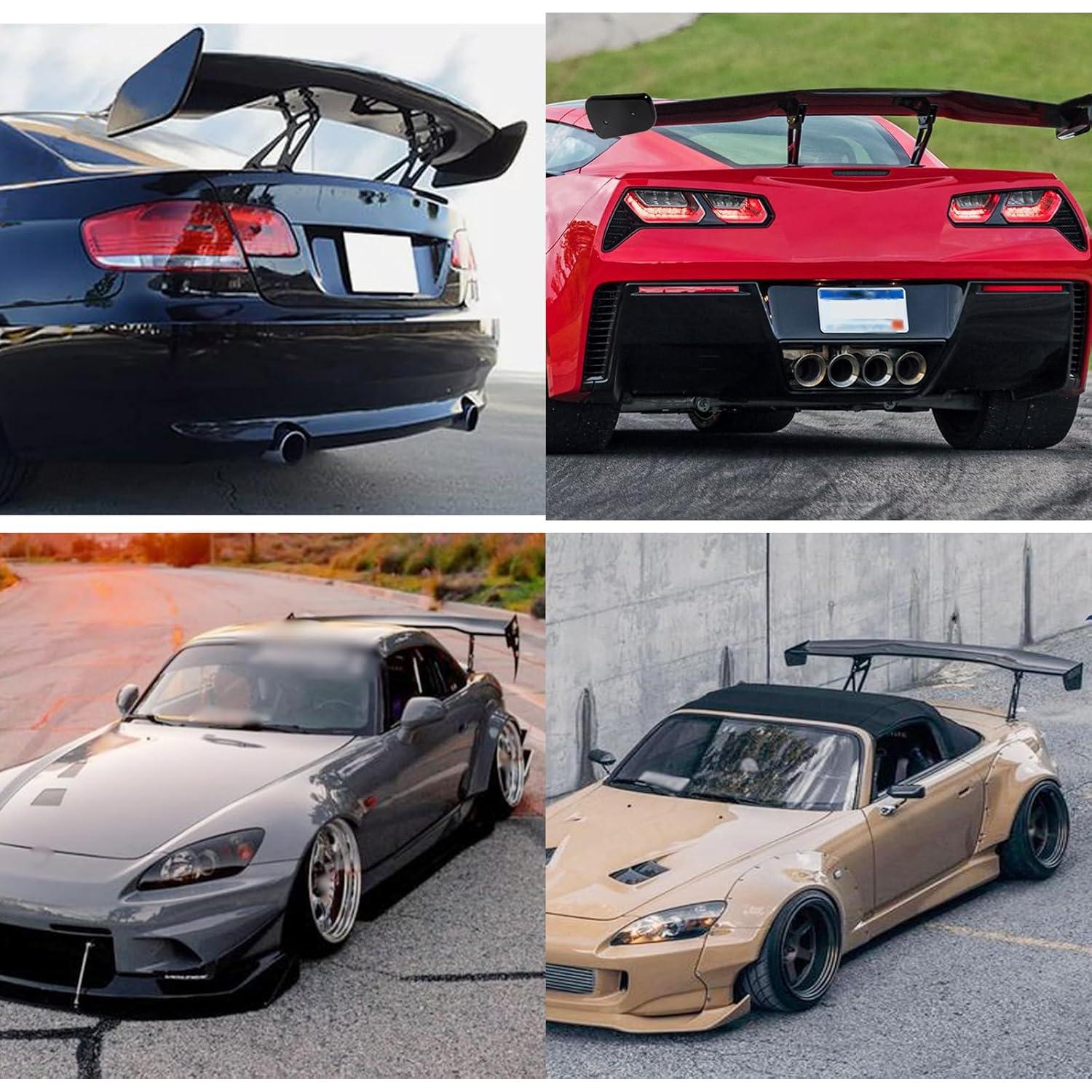 Alerón Trasero GT DEERMOTO 145 cm Negro Brillante Universal