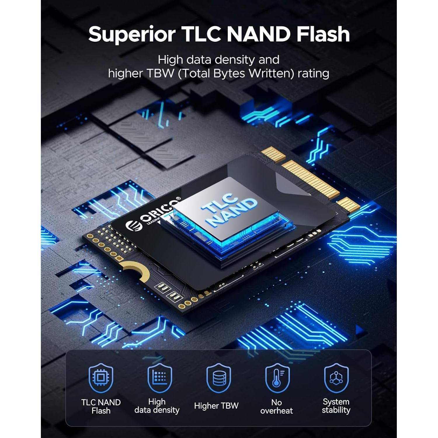 ORICO 128GB M.2 2242 SATA SSD Interno Rápido Y20M-2242