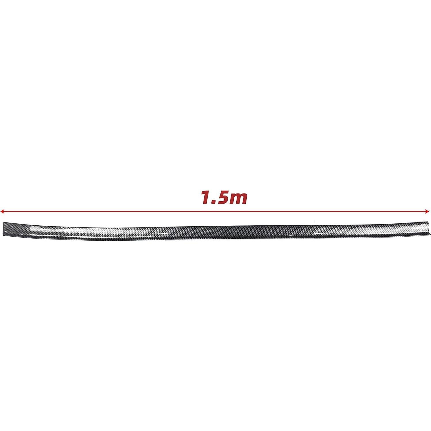 Spoiler Trasero Universal autoBbox 150cm Caucho Fibra Carbono