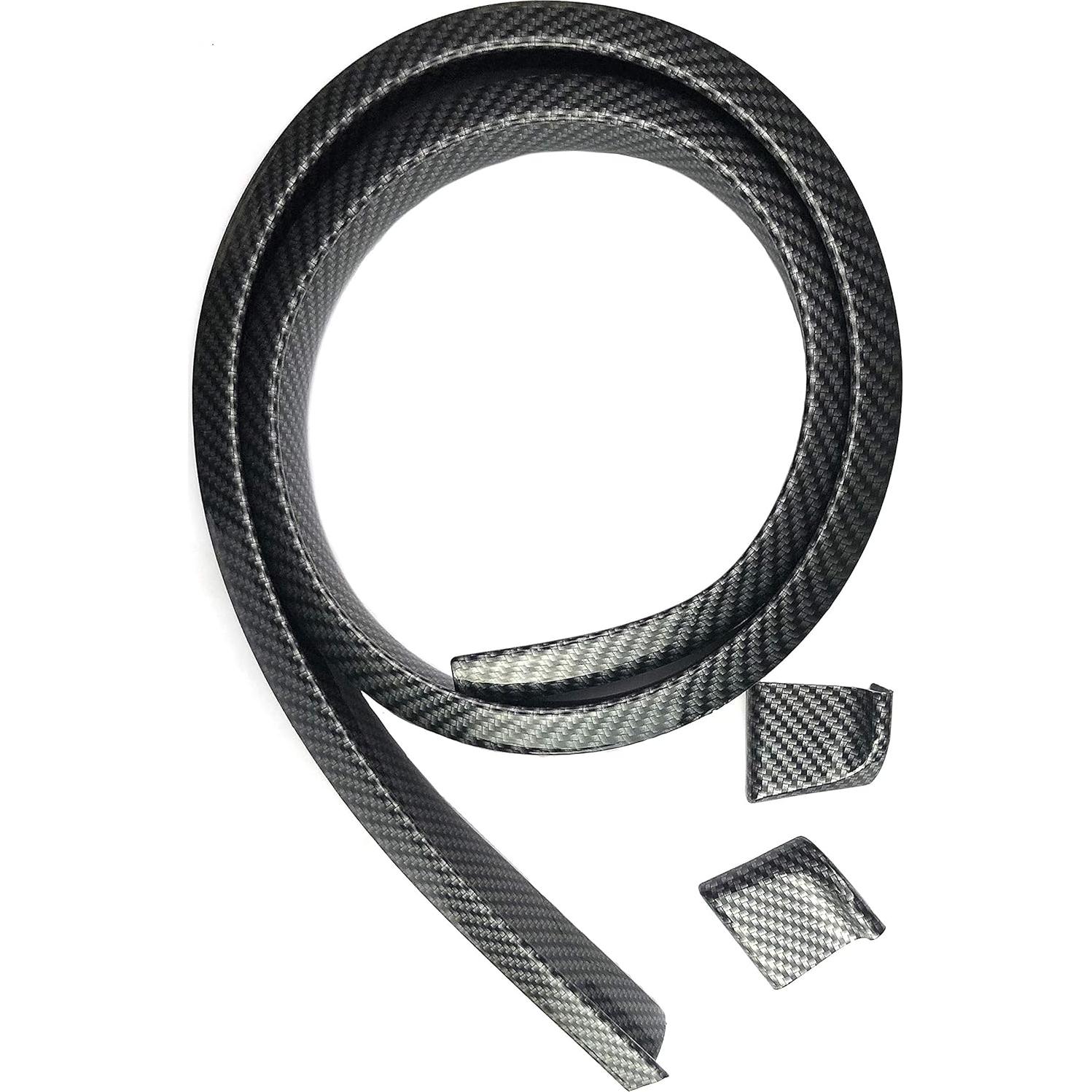 Spoiler Trasero Universal autoBbox 150cm Caucho Fibra Carbono