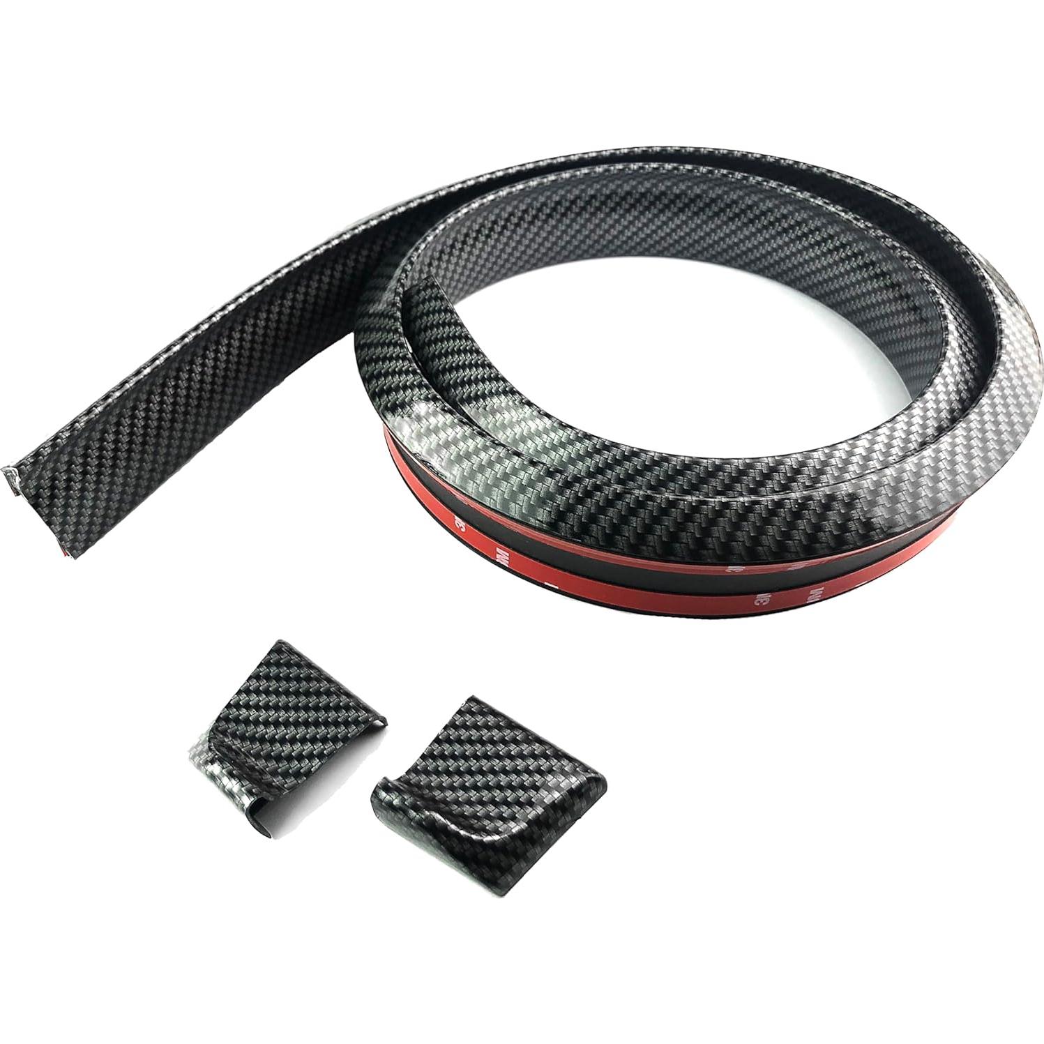 Spoiler Trasero Universal autoBbox 150cm Caucho Fibra Carbono