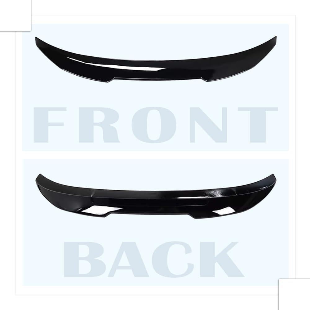 Spoiler Trasero Estilo PSM para BMW 5 Series F10 2010-2016 Negro Brillante