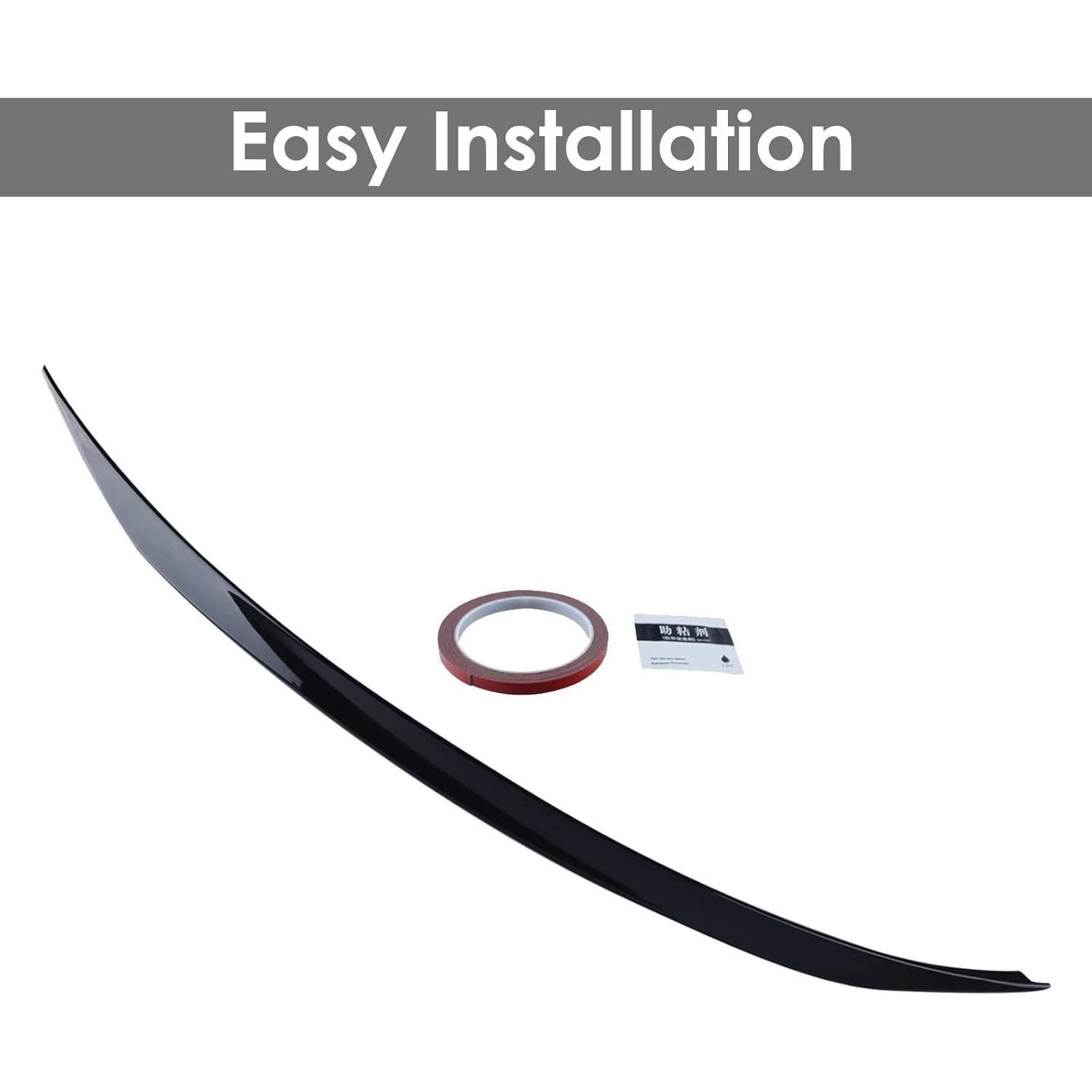 Alerón Trasero Brillante Negro ABS ZS036 para BMW G20 2019-2023