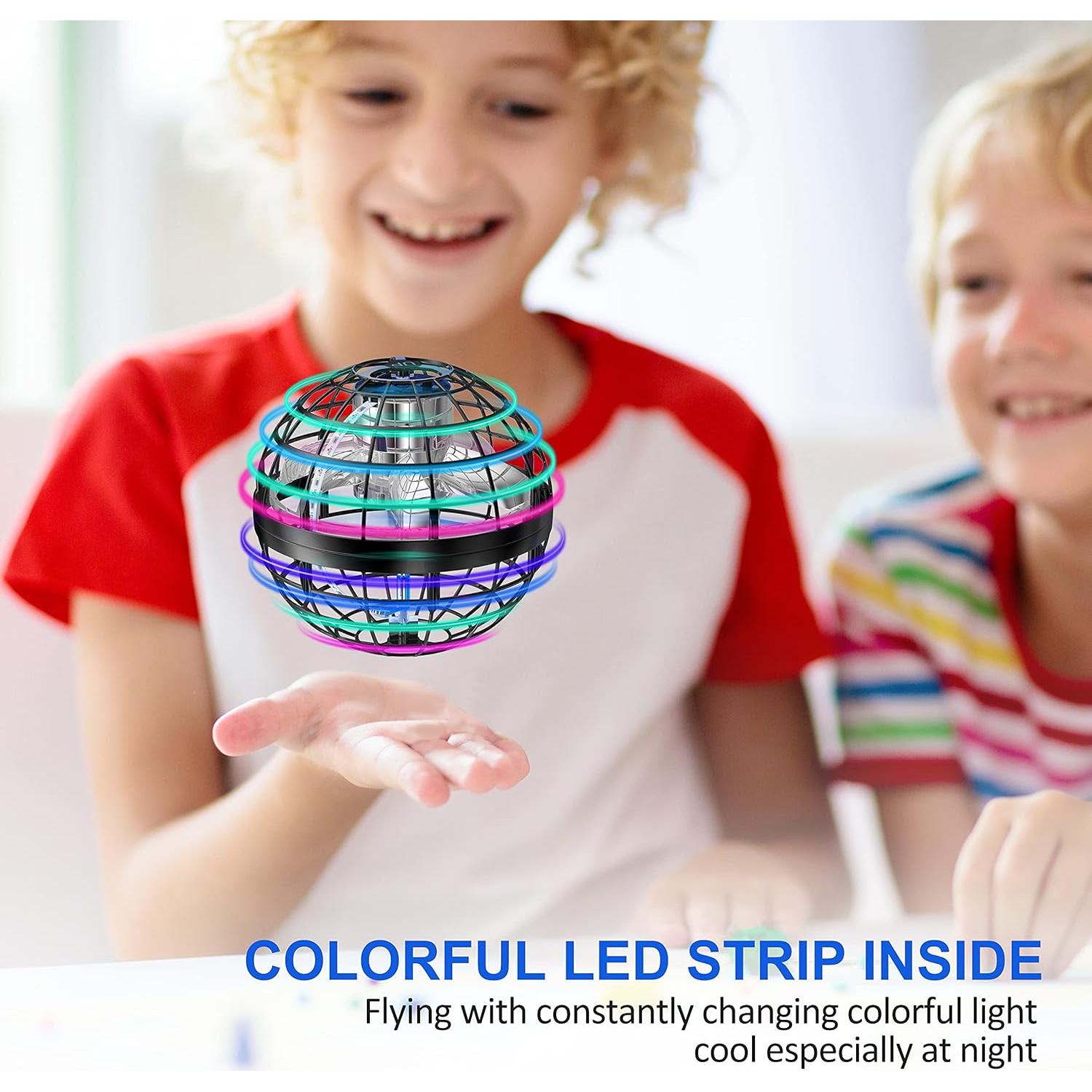 Bola Voladora LEMATRIX Mini Dron Negro 7.62cm para Niños 6+