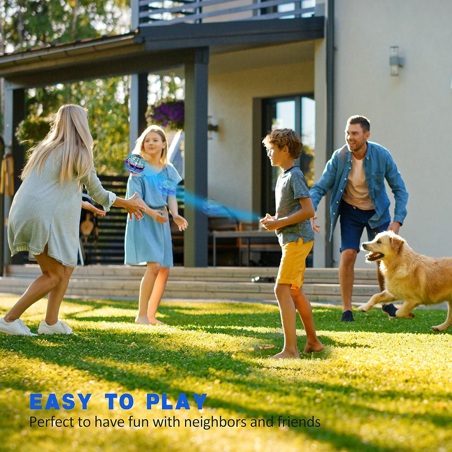 Bola Voladora LEMATRIX Mini Dron Negro 7.62cm para Niños 6+