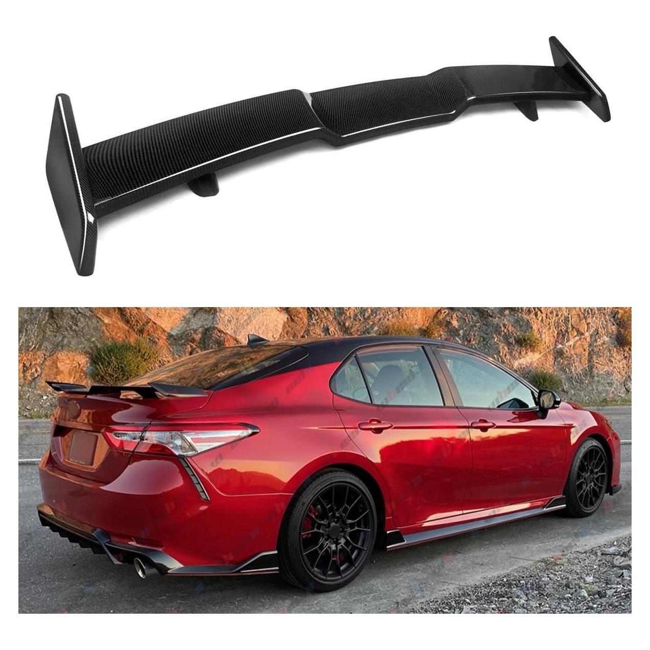 Spoiler Trasero WheelX Estilo TRD Fibra de Carbono 4 Puertas