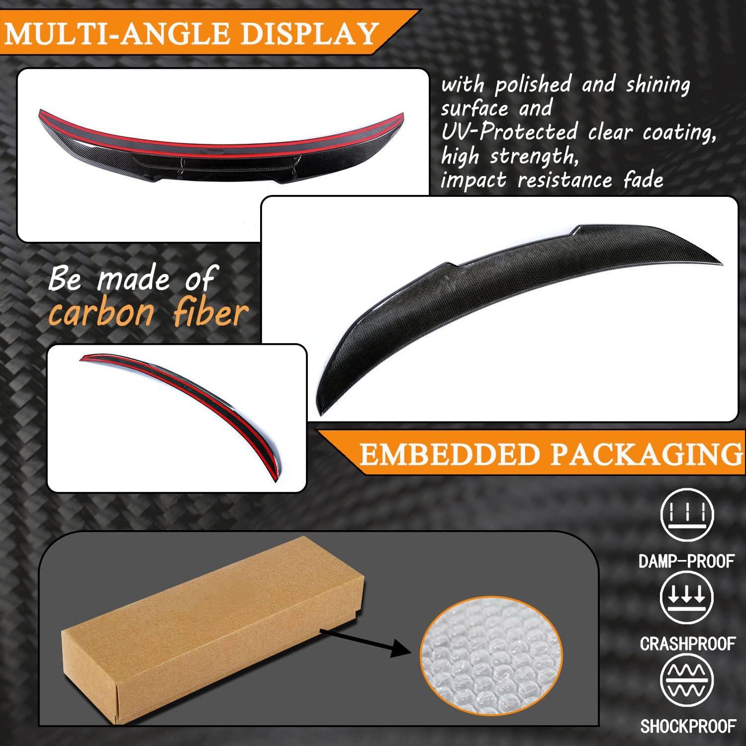 Spoiler Trasero de Fibra de Carbono KIT MCARCAR para BMW F10 2010-2016