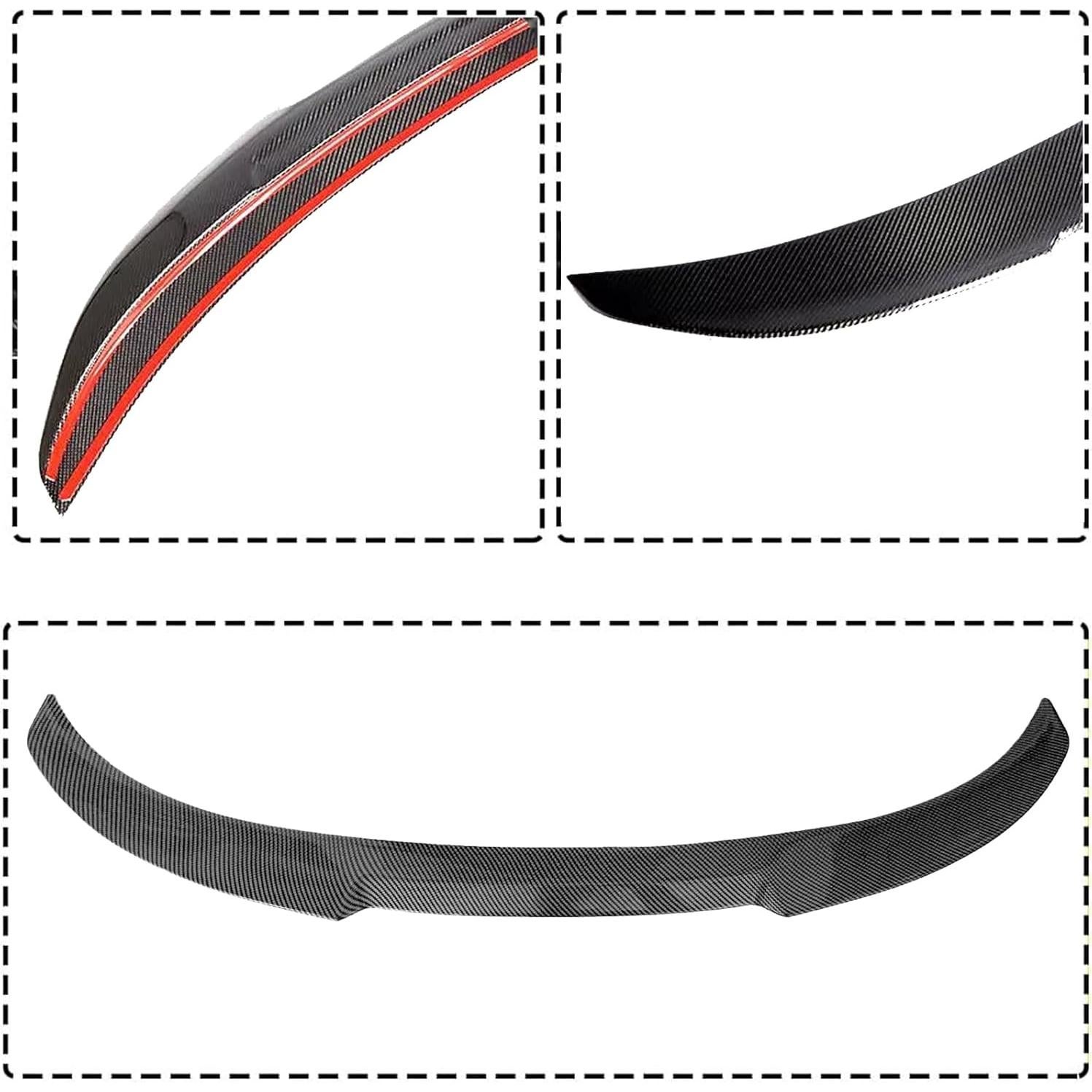 Alerón Trasero BMW E90 2008-2012 Fibra de Carbono 4 Puertas