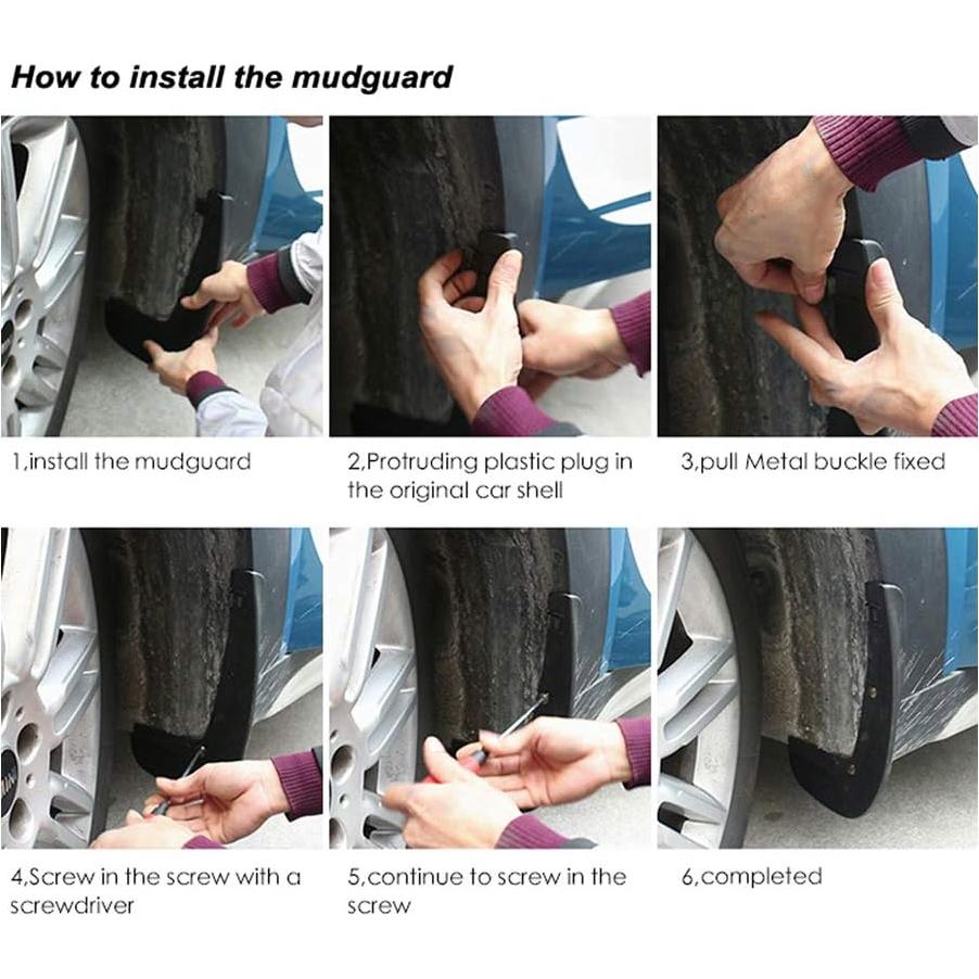 Guardabarros MOERTIFEI para Audi Q3 S-Line 2019-2024 - Kit 4 Piezas