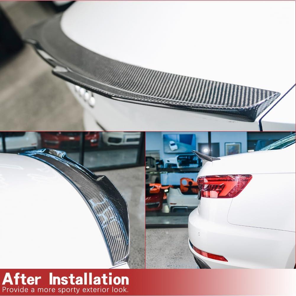 Spoiler de maletero fibra de carbono Audi A4 S4 B9 2017-2024