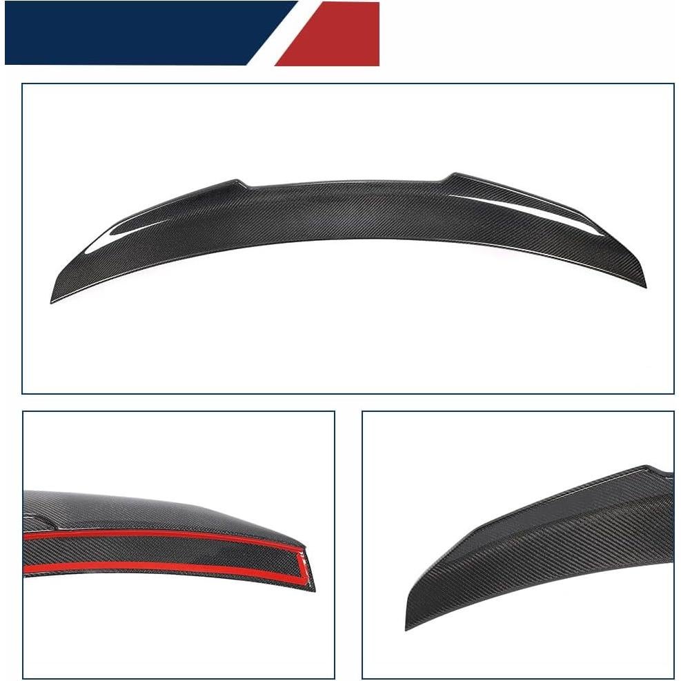 Spoiler de maletero fibra de carbono Audi A4 S4 B9 2017-2024