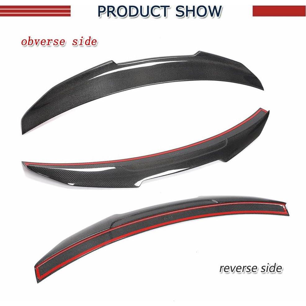 Spoiler de maletero fibra de carbono Audi A4 S4 B9 2017-2024