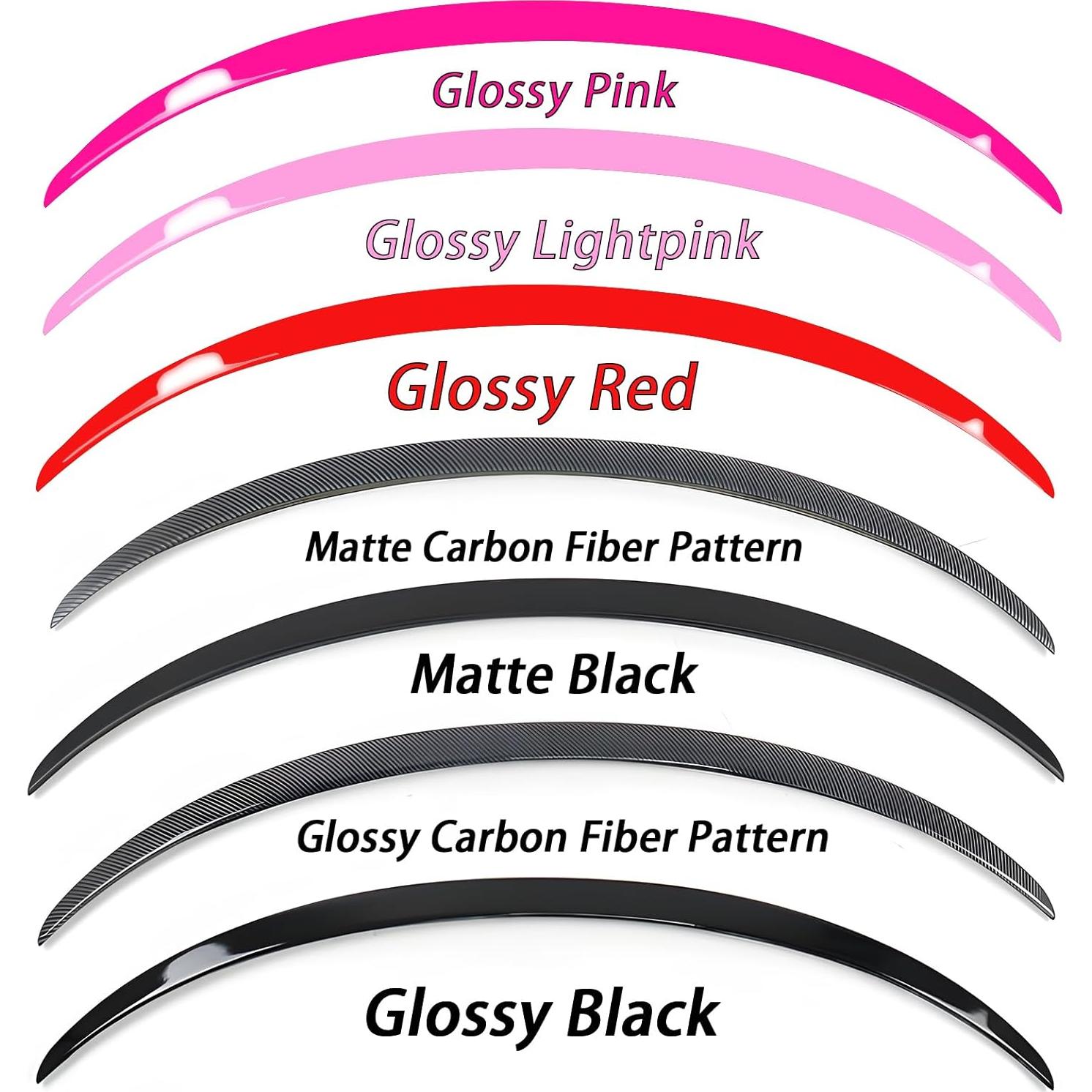 Alerón Trasero ABS para Tesla Model 3 2017-2025 Carbono Brillante