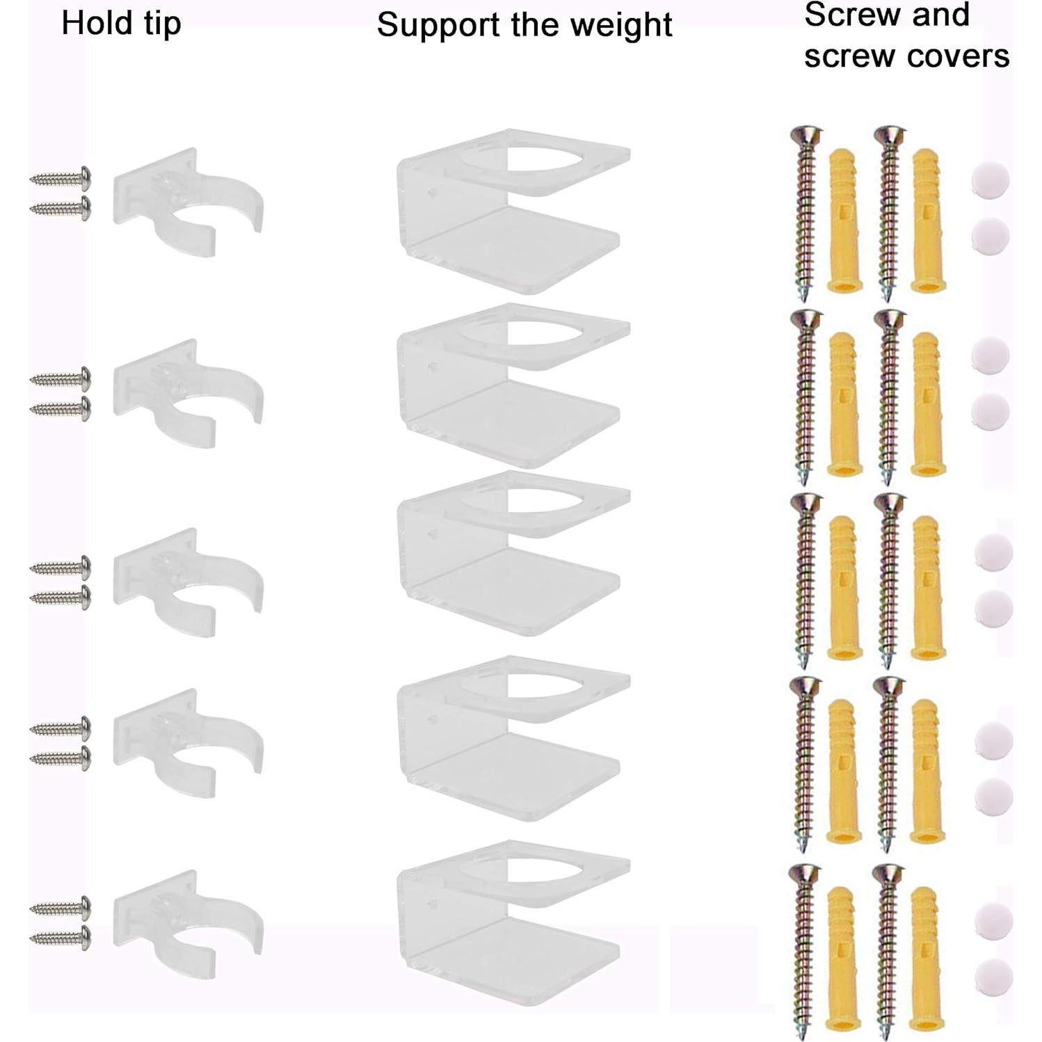 Soporte de Pared para Sable de Luz Claro YYST - 5 Piezas