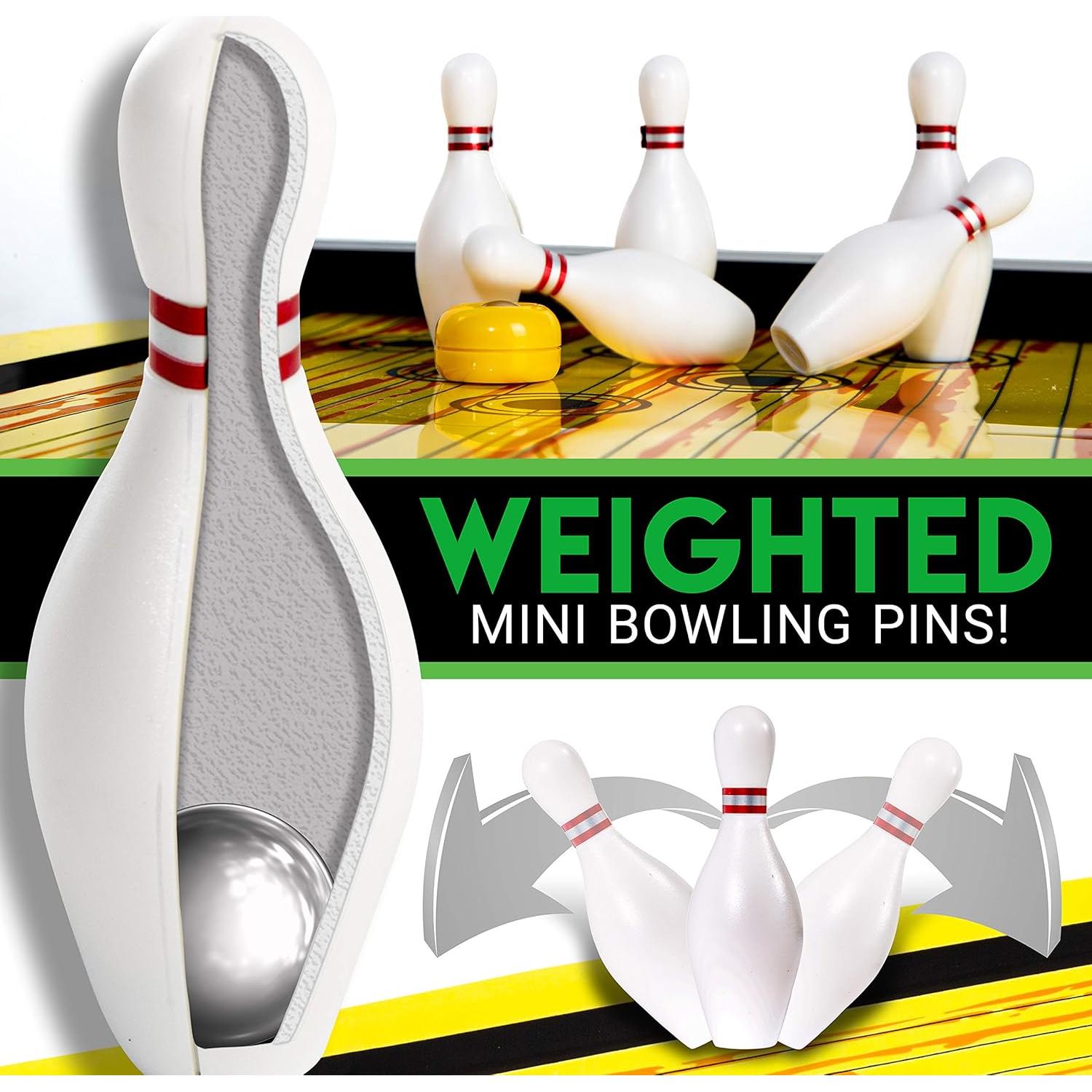 Tapete de Shuffleboard Franklin Sports 91.4x27.9cm con Discos