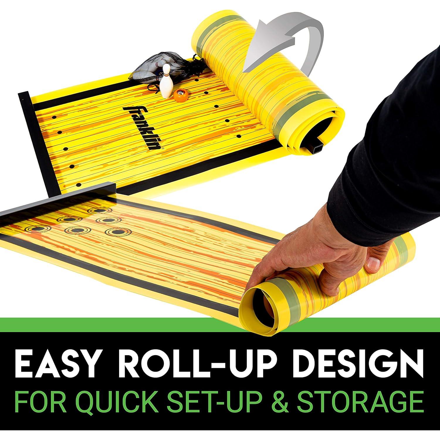 Tapete de Shuffleboard Franklin Sports 91.4x27.9cm con Discos