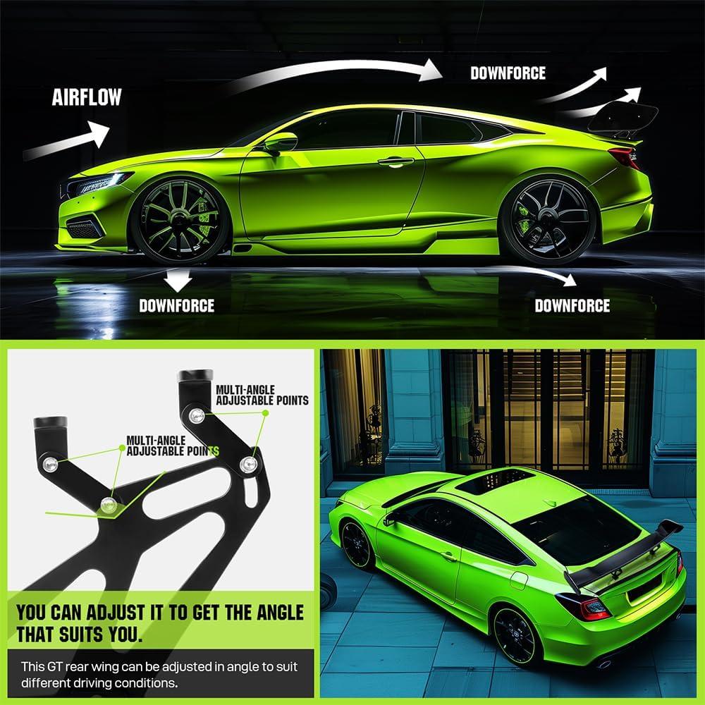 Spoiler Universal DREAMIZER 145 cm GT Negro para Autos