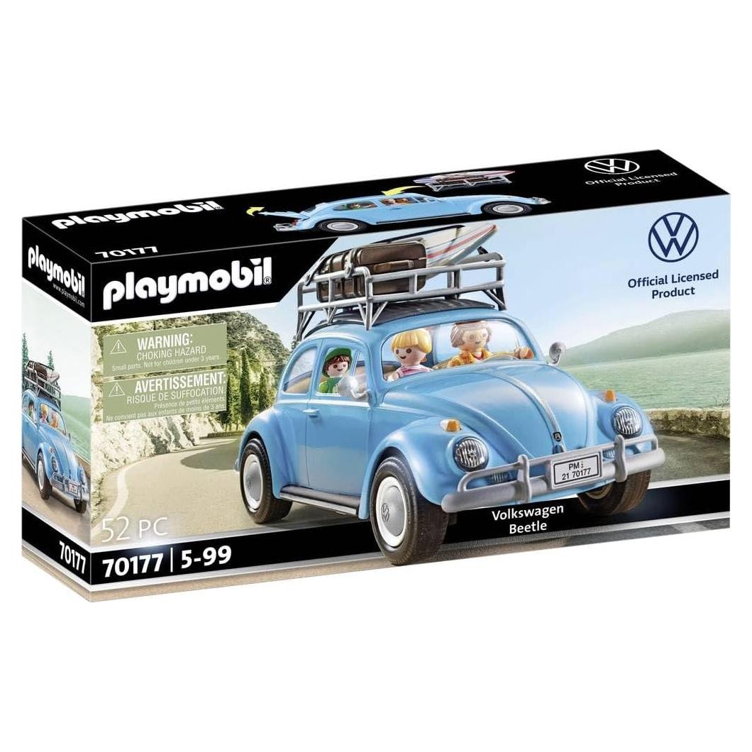 Playmobil Volkswagen Beetle 1960 con Accesorios de Playa