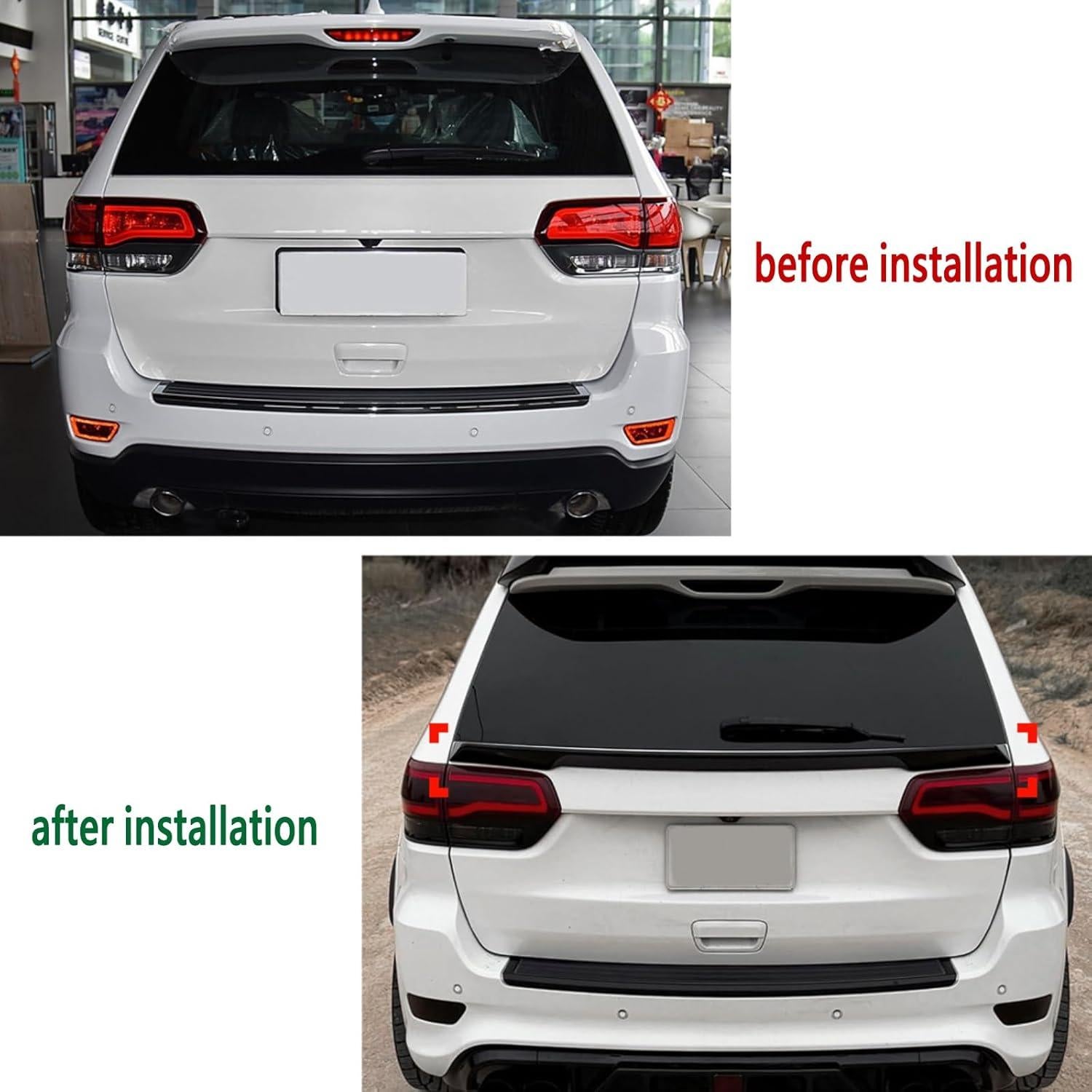 Divisor de Maletero Trasero Jeep Grand Cherokee 2014-2020 Negro Brillante