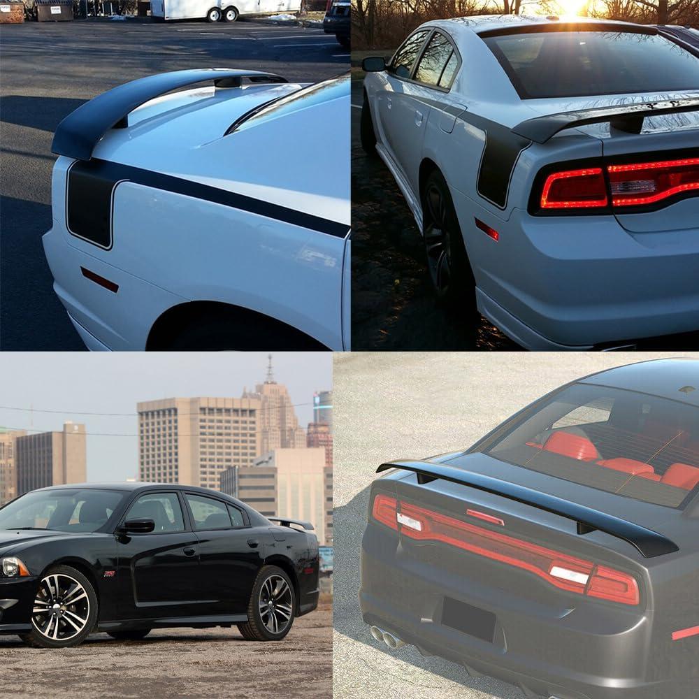 Spoiler Trasero Mactoom para Dodge Charger 2011-2014 Negro Brillante
