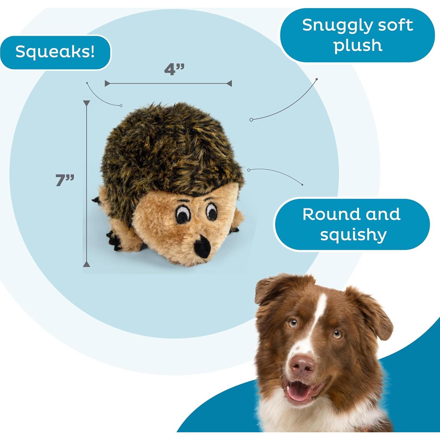 Juguete de perro peluche Hedgehogz Outward Hound Pequeño