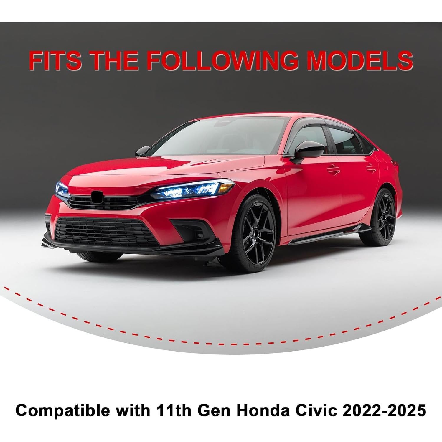 Alerón Trasero de Fibra de Carbono Fancemot para Honda Civic 2022-2025