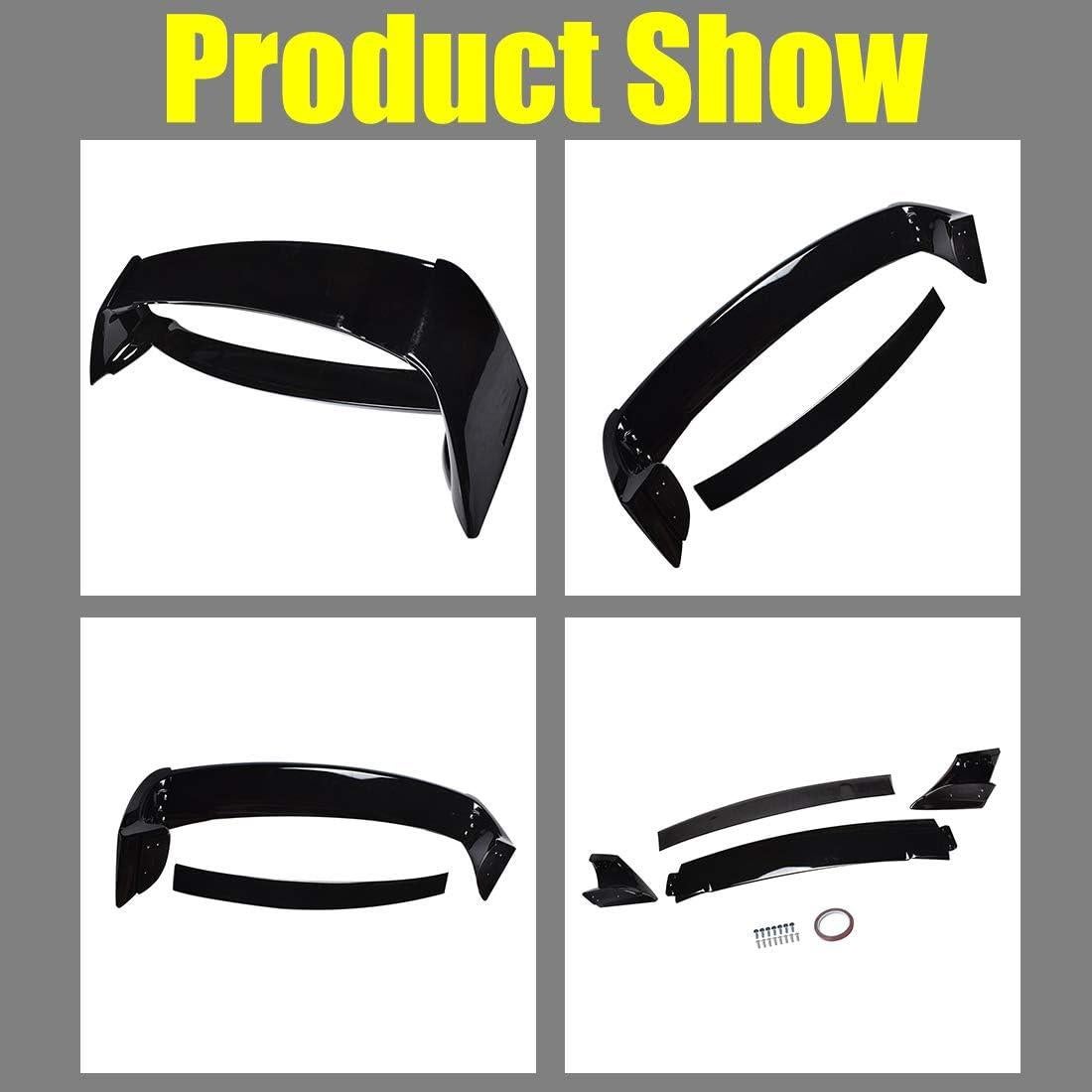 Alerón Trasero WFLNHB para Honda Civic Sedán 2006-2011 ABS Negro