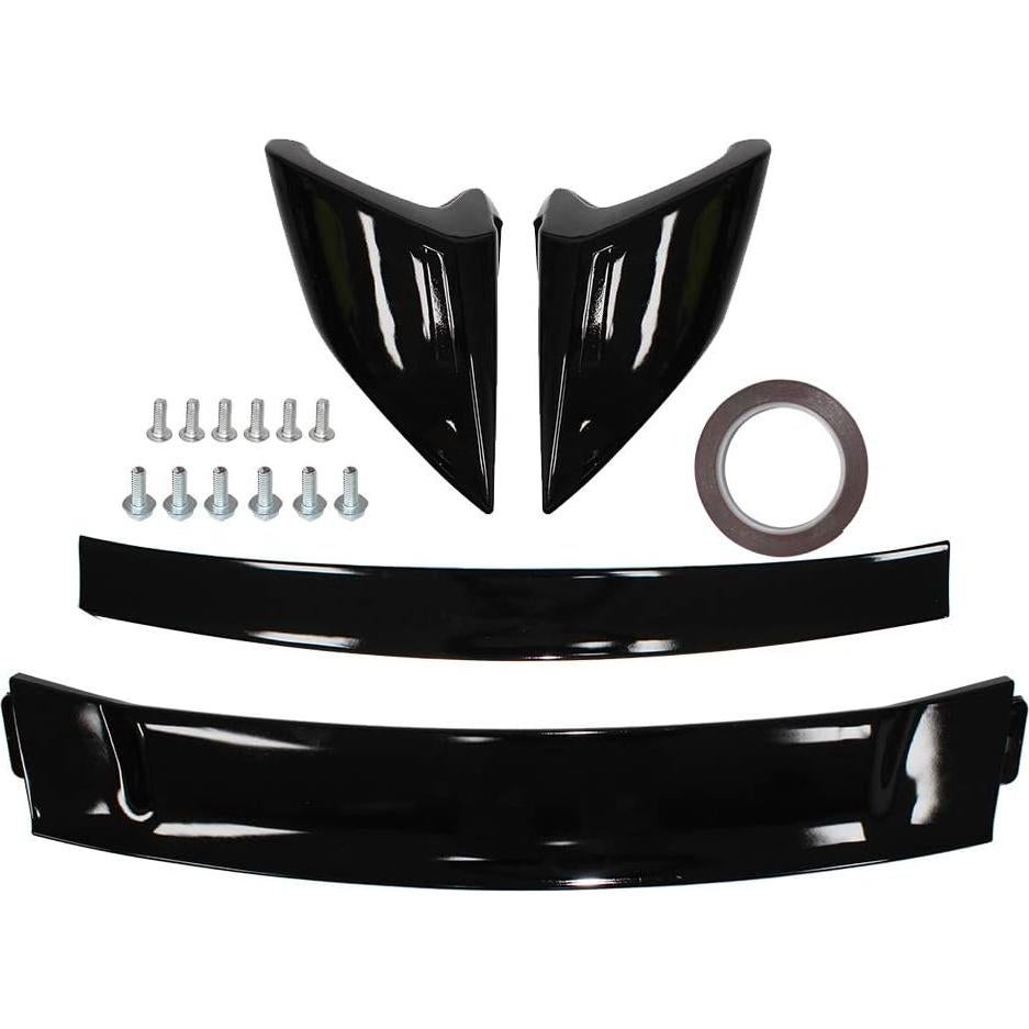 Spoiler Trasero Honda Civic 2006-2011 4 Puertas Mugen RR Negro