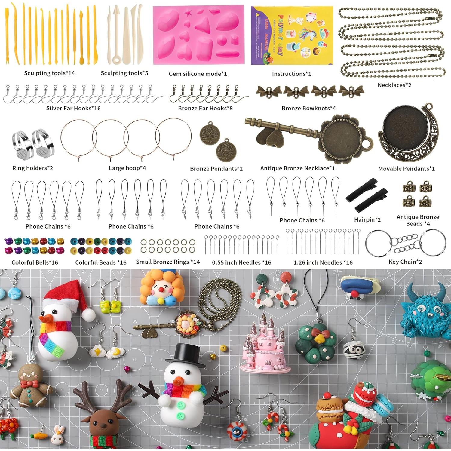 Kit de Arcilla Polimérica Aestd-ST 85 Colores Horneable