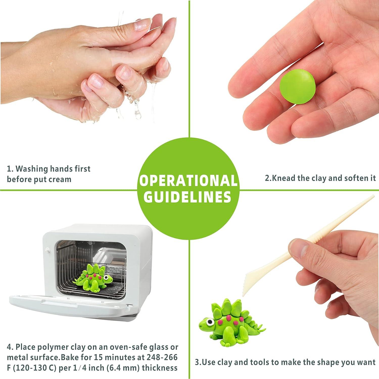 Kit de Arcilla Polimérica Aestd-ST 85 Colores Horneable