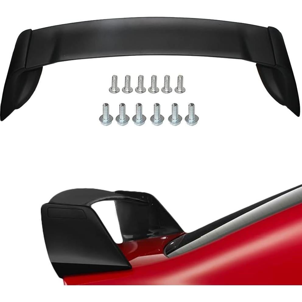 Alerón trasero Mugen RR negro sin pintar para Honda Civic 2012-2015