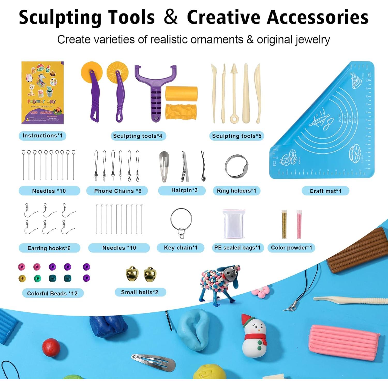 Arcilla Polimérica Aestd-ST 72 Colores para Modelar